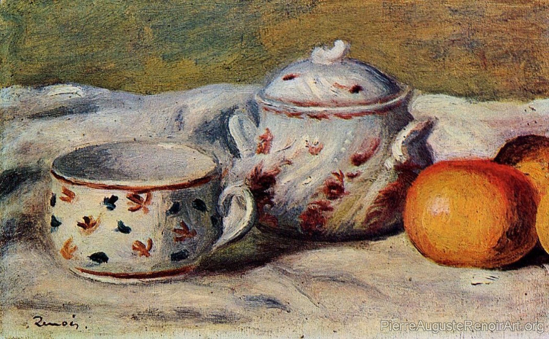 Still Life with Cup and Sugar Bowl